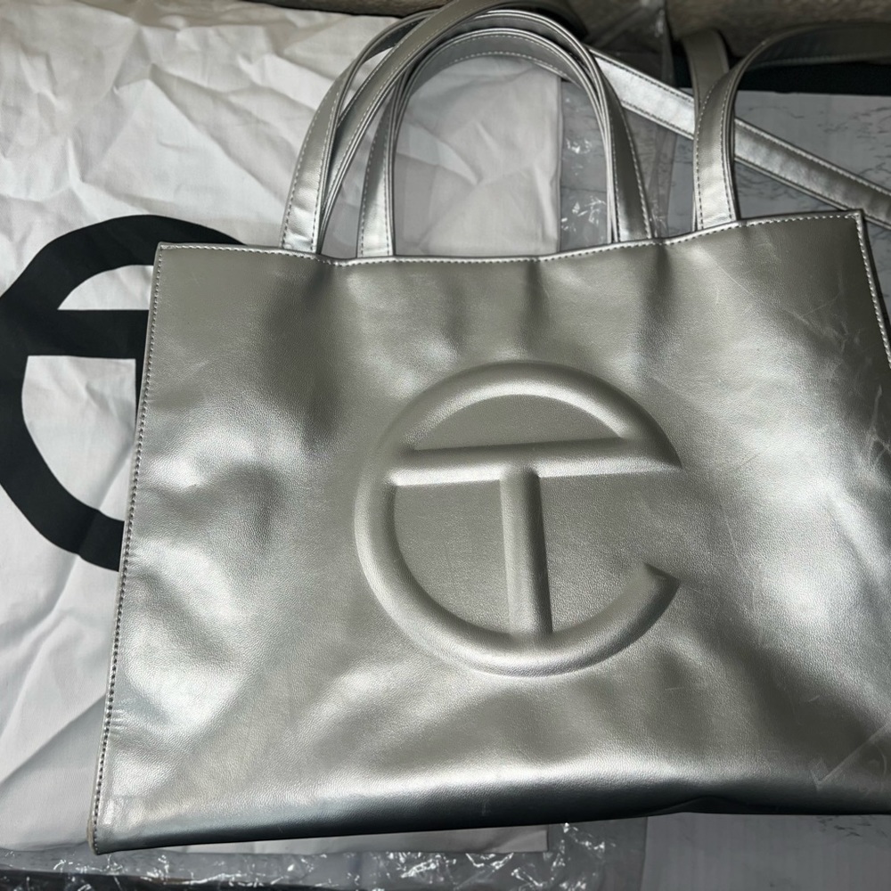 Silver Medium Telfar